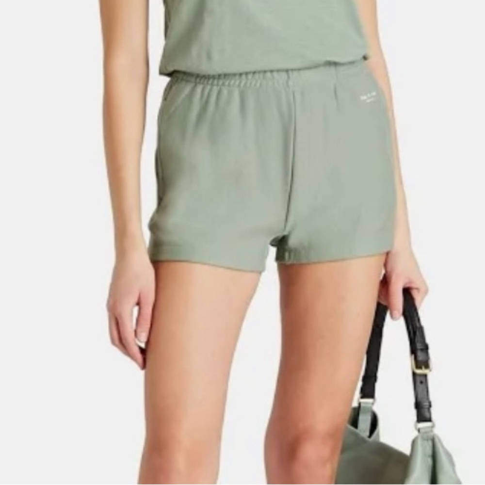 Rag & Bone sweat shorts sage green- organic cotton